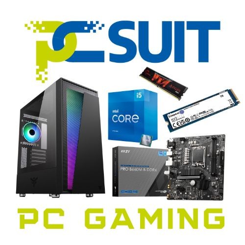 PC SUIT GAMING FIRST I5-12400 16GB NVME 1TB RTX3050 W11