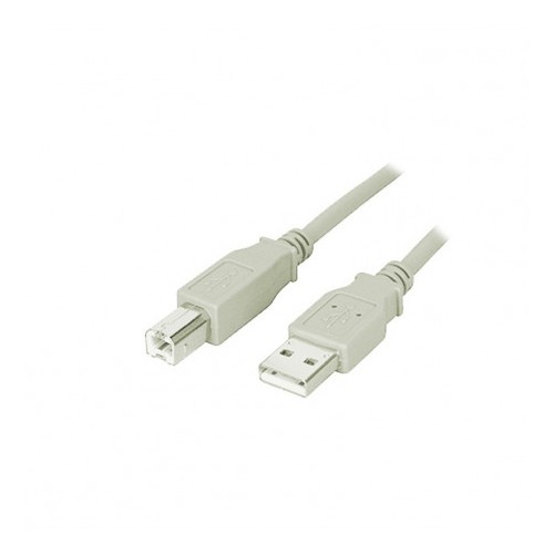 CAVO USB 2.0 A/B M/M 1.8 mt BEIGE
